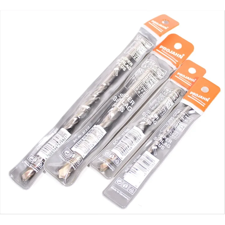 myMAW PROJAHN Bohrer Set 4-tlg. Hammerbohrer 6-12 mm Stein Beton Bohren Steinbohrer