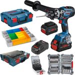 Bosch Professional Akku-Schlagbohrschrauber GSB 18V-150 C 2x 8,0 Ah L-Boxx Ladegerät,Set