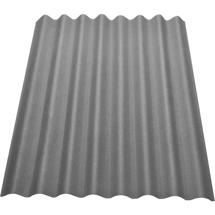 Onduline Easyline Dachplatte Wandplatte Bitumenwellplatten Wellplatte 1x0,76m - grau