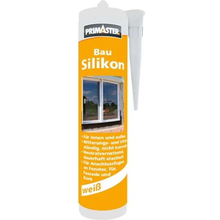 Primaster Bau-Silikon weiß 310 ml