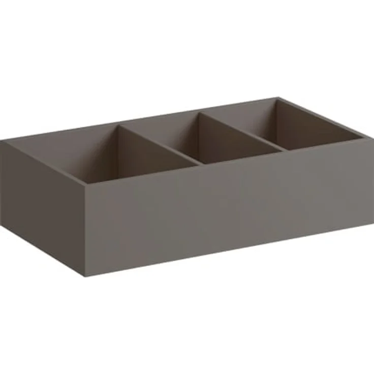 Geberit GE Xeno2 Schubladeneinsatz H-Teilung 37, 3x6, 2x20, 8cm, sculturagrau