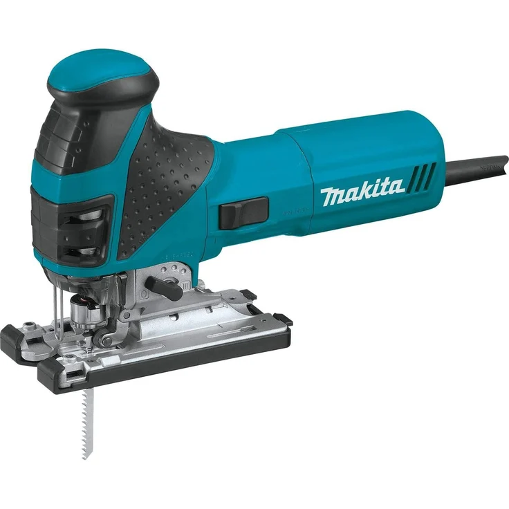 Makita 4351 FCTJB Pendelhubstichsäge schwarz - Stichsäge - Säge - im MAKPAC 720 W Leerlaufhubzahl 800-2800 U/min, Hubhöhe 26 mm Schnittleistung Holz 135 mm, Stahl 10 mm – Bild 1