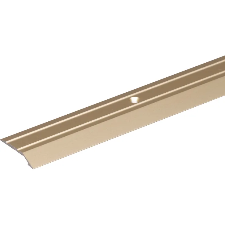 Alberts Ausgleichsprofil | gebohrt | Aluminium, sandfarbig eloxiert | 900 x 39 mm 
(490577)
