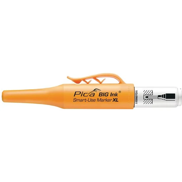 Pica BIG Ink Smart-Use Marker XL Weiß 170/52 Permanentmarker Tieflochmarker – Bild 1