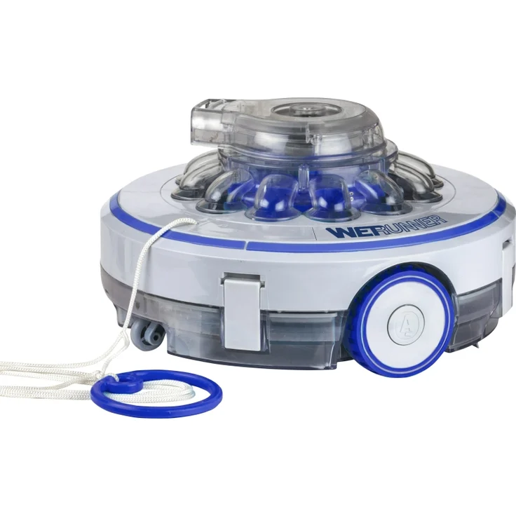 Gre Poolroboter mit aufladbarer Batterie, Pools bis 7 x 5 m, 36 m³/h Filterleistung, 26 W, 16 m/min, 3,7 kg Poolboden kabellos – Bild 2