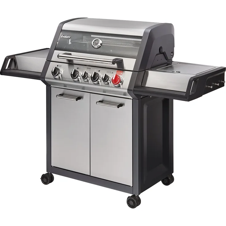 Enders Gasgrill Monroe Pro 4 SIK Turbo Campinggasgrill Standgrill Profigrillwagen - Preisvergleich