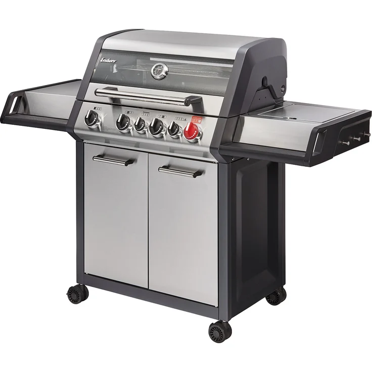 Enders Gasgrill Monroe Pro 4 SIK Turbo Campinggasgrill Standgrill Profigrillwagen – Bild 1