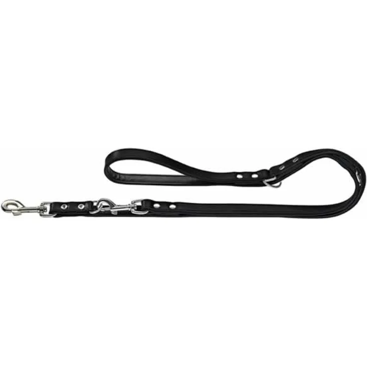 Hunter Hunde-Leine verstellbar Basic schwarz 13-200 – Bild 1