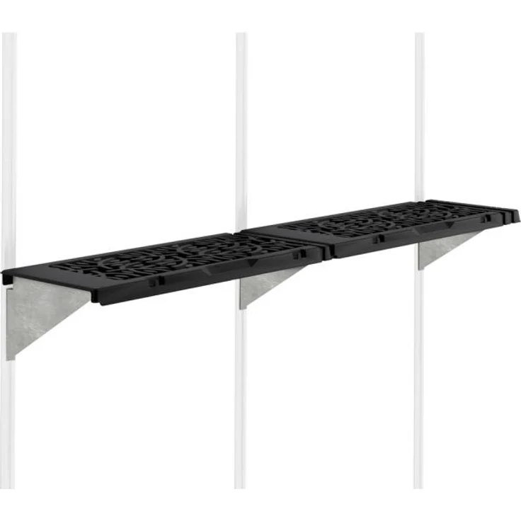 Palram - Canopia Gewächshaus Regal Signature | anthrazit | 64,5x27 cm – Bild 4