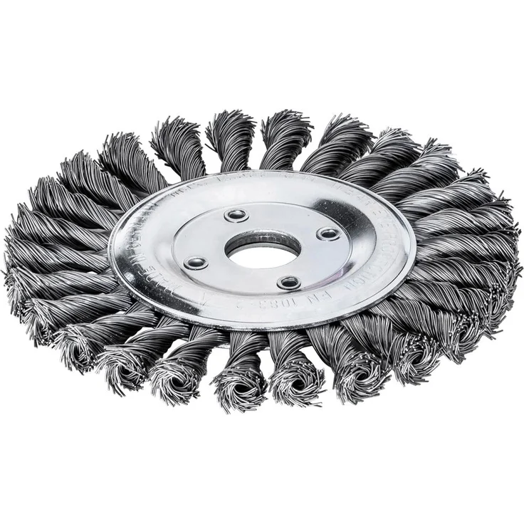 Lessmann Zopf-Rundbürsten Drm 115 x 14 mm 20 Z Stahldraht STH glatt 0,50 mm Bohrung 22,2 mm (472211) - Preisvergleich – Bild 2
