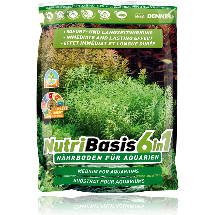 Dennerle NutriBasis 6in1 Nährboden für Aquarium 4,8 kg