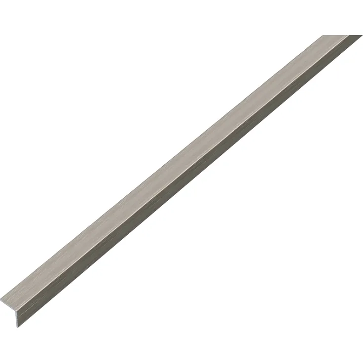 Alberts Winkelprofil | selbstklebend | Aluminium, edelstahldesign, dunkel | 1000 x 10 x 10 mm 
(488727)