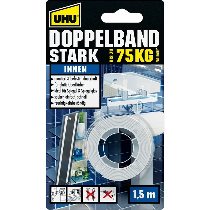 UHU Doppelband stark 1,5 m - Preisvergleich
