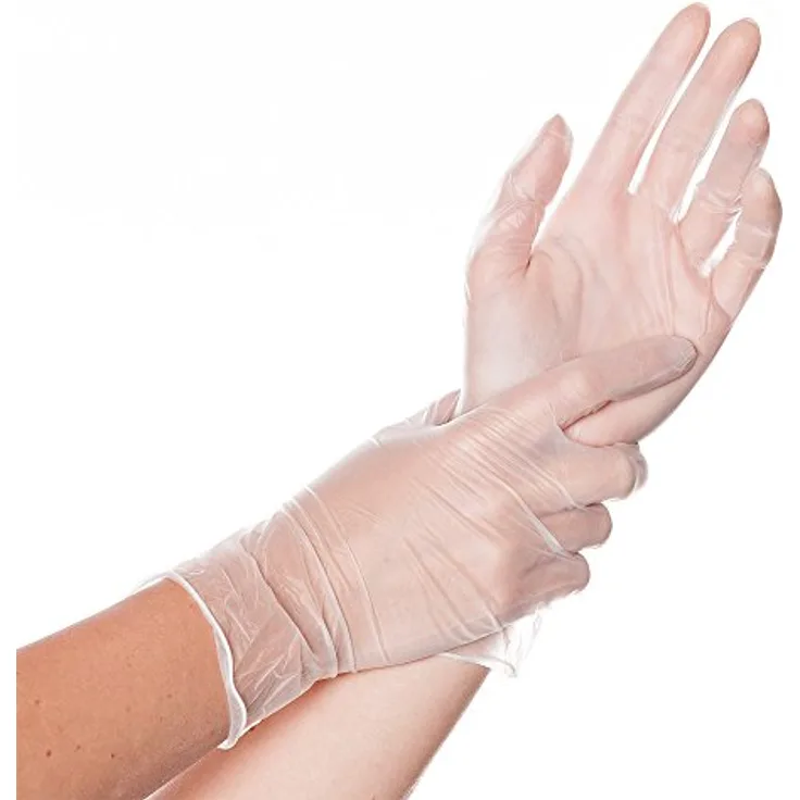 Hygonorm Vinyl-Handschuh Classic Light gepudert L 24cm weiß VE=100 Stü