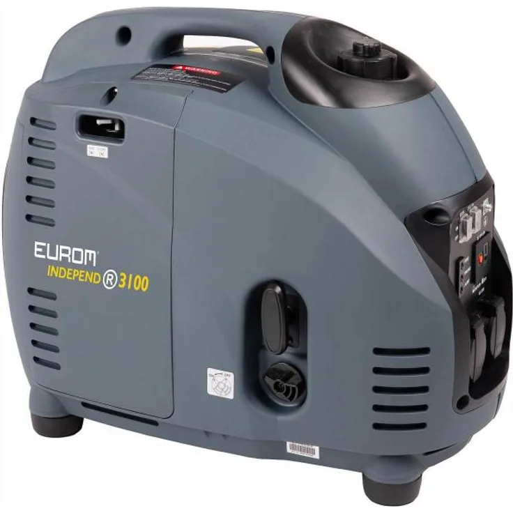 Eurom Independ 3100 Benzin-Aggregat, 4kW, 5,7L Tankinhalt (441741) Handstart 2 x AC 230 V, 1 x DC 12 V 29 kg 5,7 l Dauerleistung 2600 W