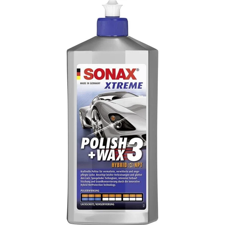 Sonax XTREME Polish & Wax 3 Hybrid NPT 500ml Politur Schutz Pflege Auto PKW – Bild 1