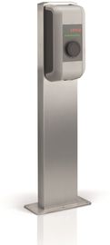 KEBA Stele Standfuß für Wallbox, silber (HxBxT) 132,3x42,5x20 cm