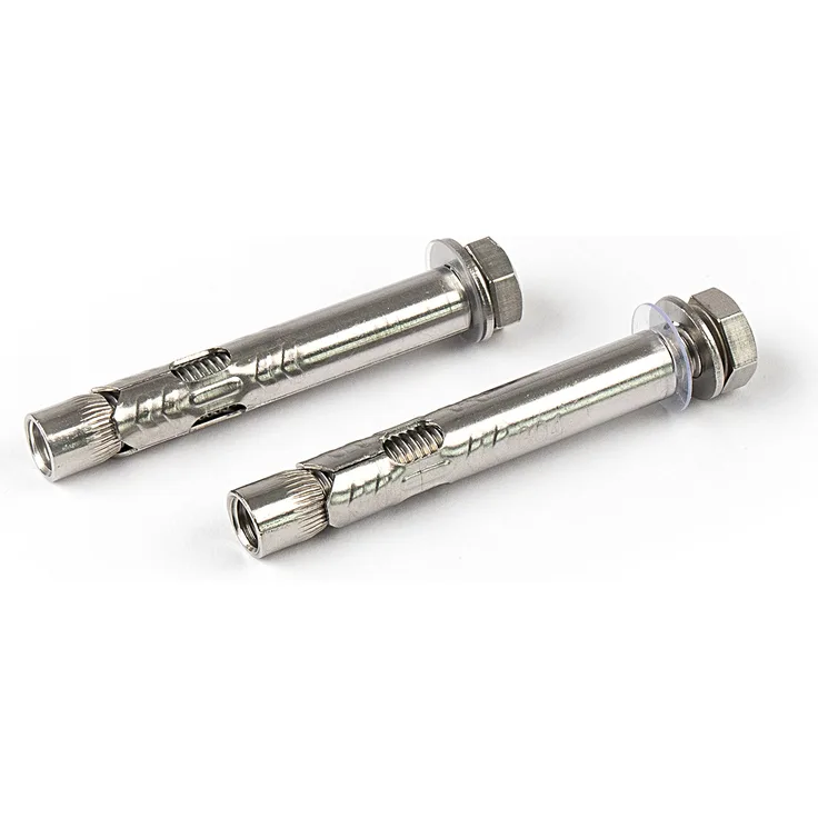 Dolle Schwerlastanker V2A (2 Stück) für Befestigung von Edelstahlpfosten auf Beton