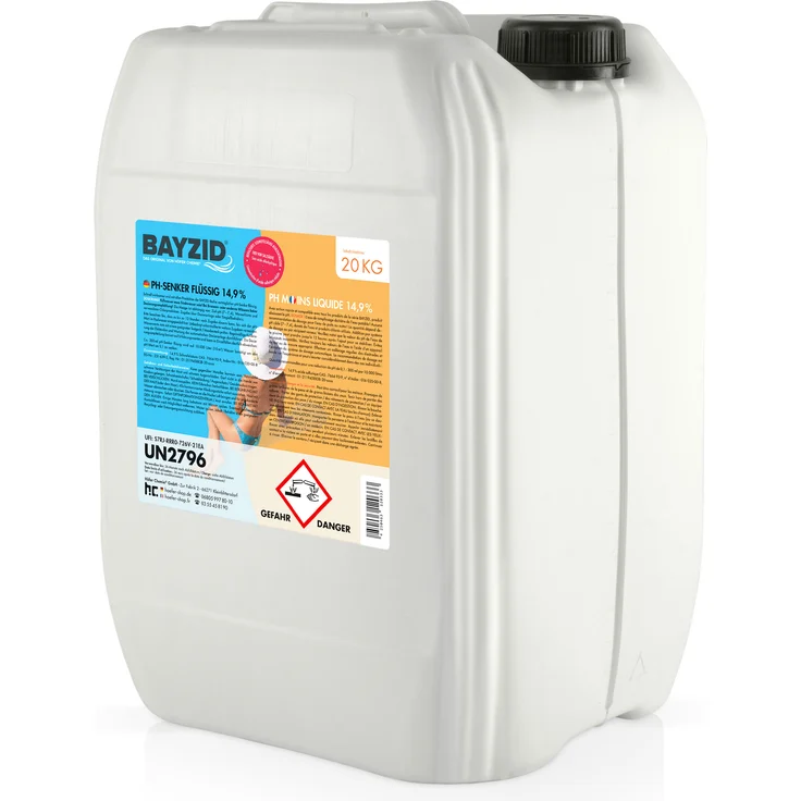 Höfer Chemie GmbH 2 x 20 kg BAYZID pH Minus flüssig 14,9% – Bild 1