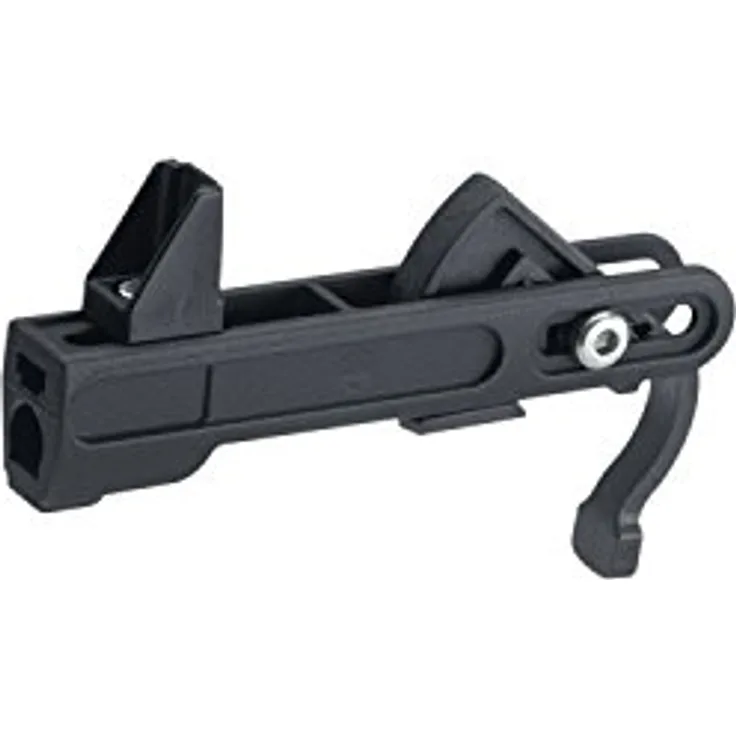Maco Ladenhalter Classic Gr. 0 für Beschlägeträger mit Abdeckscheibe Schwarz-S