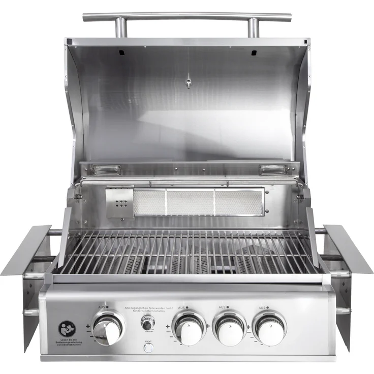 Allgrill Top-Line Chef M Built-In Gasgrill Einbaugrill Edelstahl Air System 3 Brenner/Backburner – Bild 3