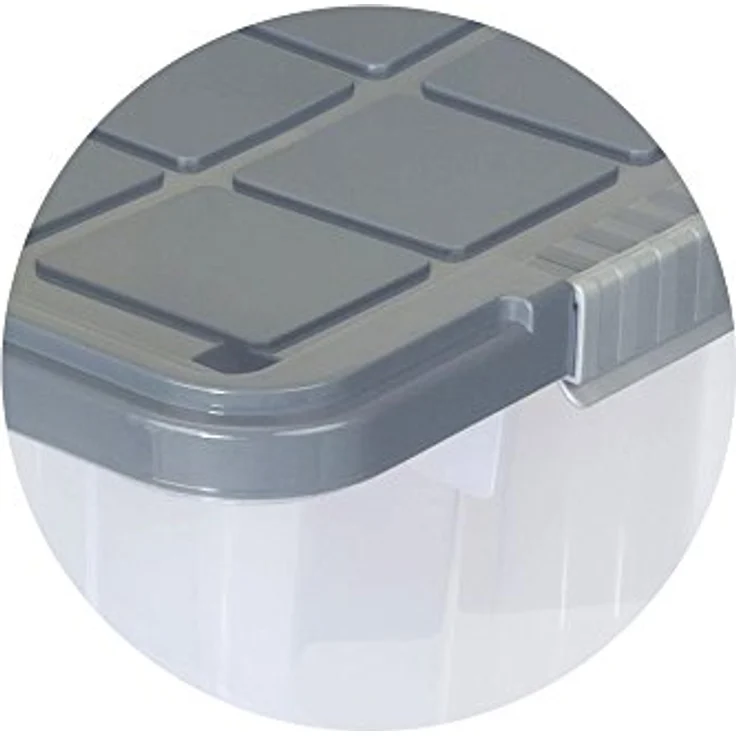 Eurobox mit Deckel 60 x 40 x 33 cm Transparent Kunststoff – Bild 2