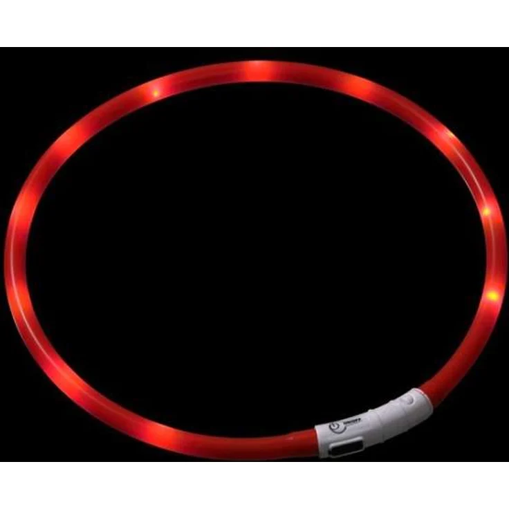 Karlie LED Schlauchhalsband, Leuchthalsband, 75 cm (kürzbar bis 20 cm), orange – Bild 2