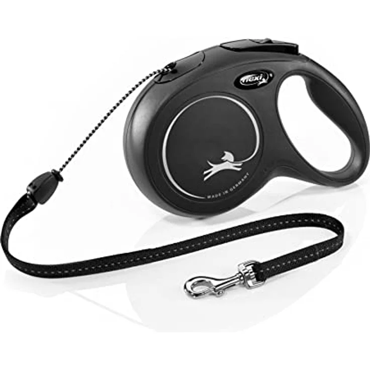 Flexi Hundeleine New Classic M Länge: 8 m, schwarz – Bild 1