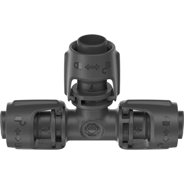 GARDENA Micro-Drip-System T-Stück 13 mm (1-2-'-') - Inhalt: 2 Stück T-Stück