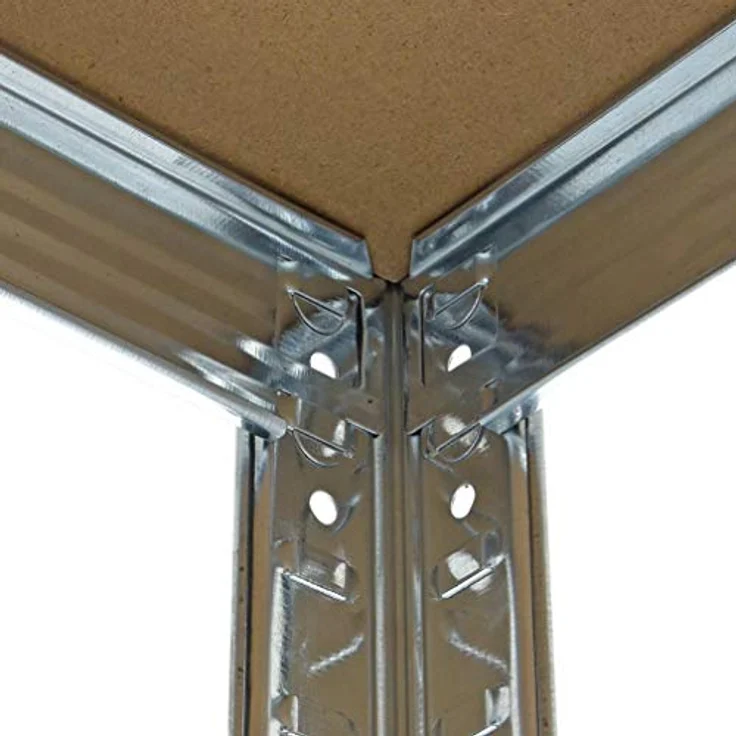 Steckregal Werkstattregal Kellerregal Schwerlastregal Metallregal Lagerregal Verzinkt - 2x 180x90x40cm | 350kg – Bild 5