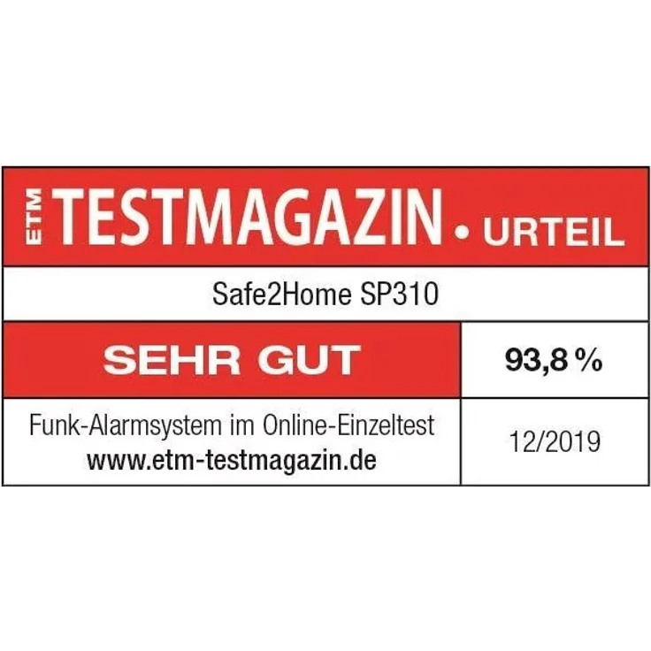 Safe2Home® Funk Alarmanlagen Komplett Set SP310 mit Solar Sirene - Rolling Code - wechselnde Frequenz – deutsch GSM Alarmsystem – Bild 3