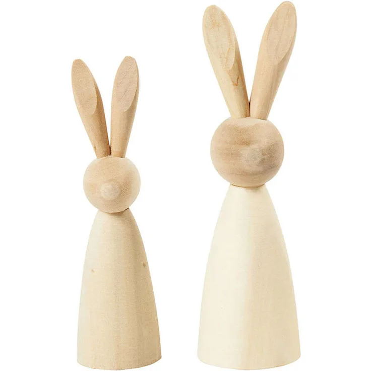 Holzhasen, Osterhasen 2 x (3,42 &euro; pro 1 Stck)