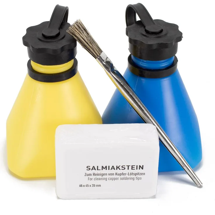 myMAW Lötgarnitur 4 teilig löten Lötset Dachdecker Klempner Löt+Salz+Salm+Pin günstig