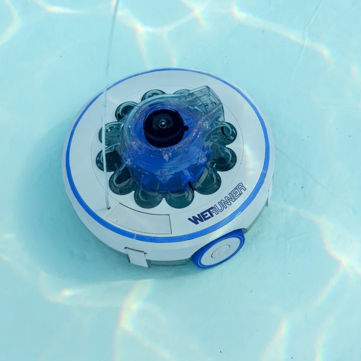 Gre Poolroboter mit aufladbarer Batterie, Pools bis 7 x 5 m, 36 m³/h Filterleistung, 26 W, 16 m/min, 3,7 kg Poolboden kabellos – Bild 3