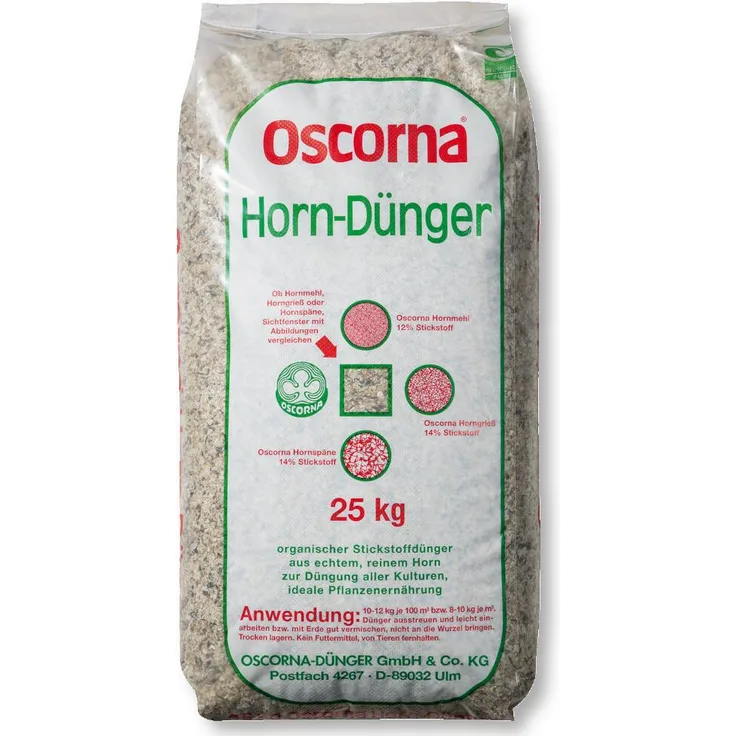 Oscorna Hornspäne 02S, 25 kg