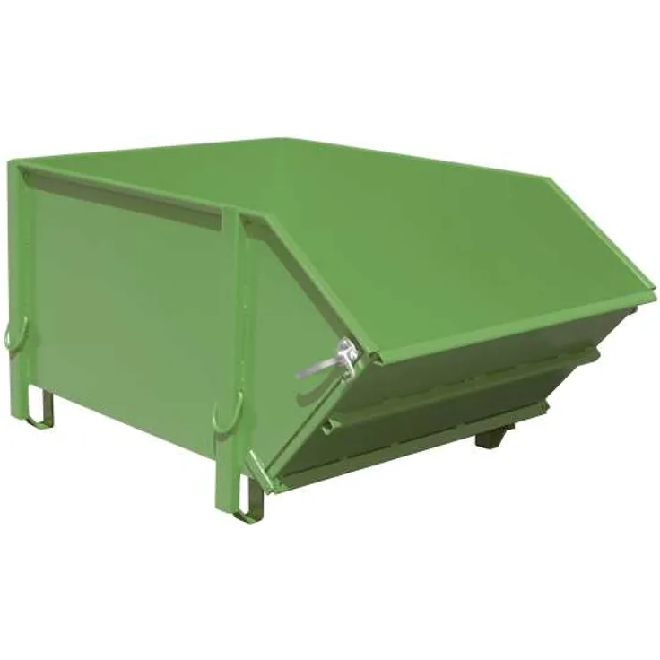 Baustoffbehälter BBK 100, lackiert, Resedagrün