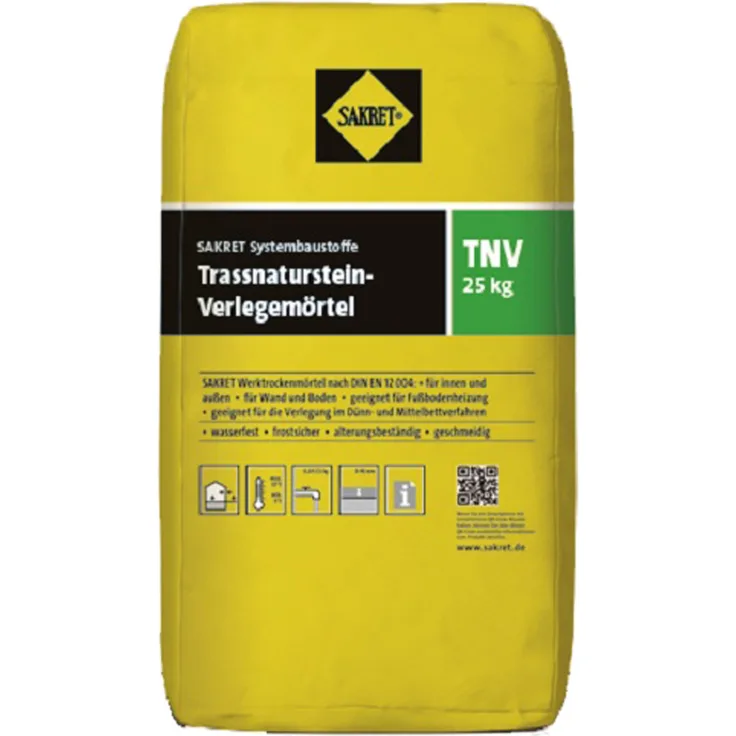 SAKRET Trass-Naturstein-Verlegemörtel TNV 25kg