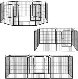 Juskys Welpenauslauf Plus 160 x 160 x 80 cm