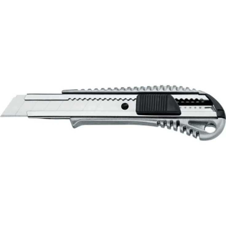 Scorprotect ® Abbrechmesser Cuttermesser Aludruckguss 18 mm mit Metallführung