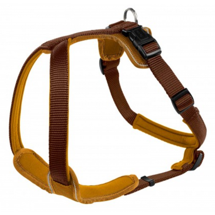 Hunter Hunde-Geschirr Neopren braun-karamell M 1 – Bild 1