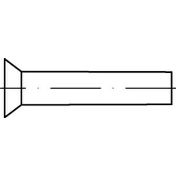 Reyher Senkniete DIN 661-ISO 1051 5 x 12 Stahl