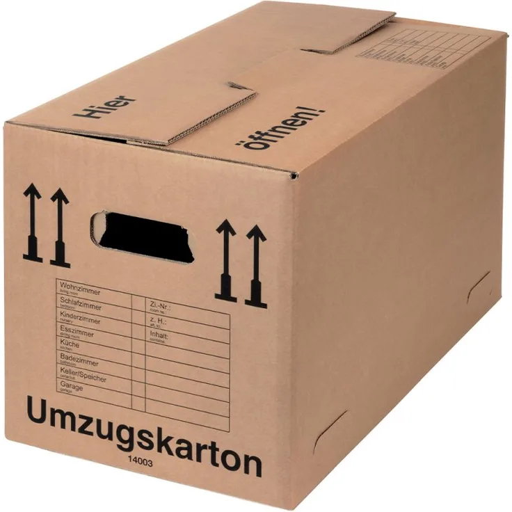 BB-Verpackungen 20 x Umzugskarton Spedition 650 x 350 x 370 mm (stabil 2-wellig, 40 kg Traglast, Umzugskiste aus recycelter Pappe)