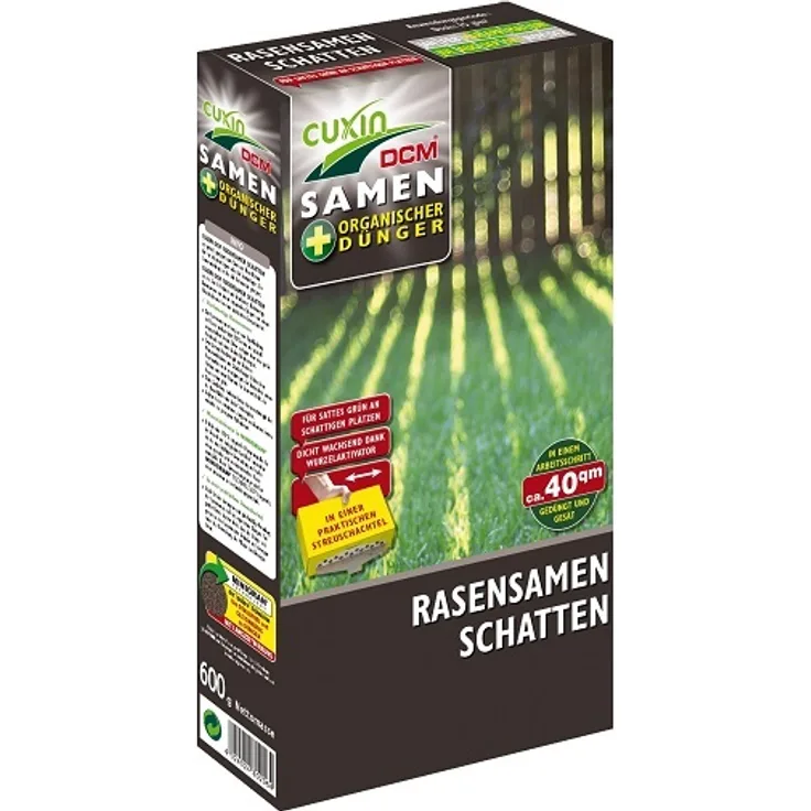 Cuxin DCM Rasensamen Rasen Samen Schatten 600 g