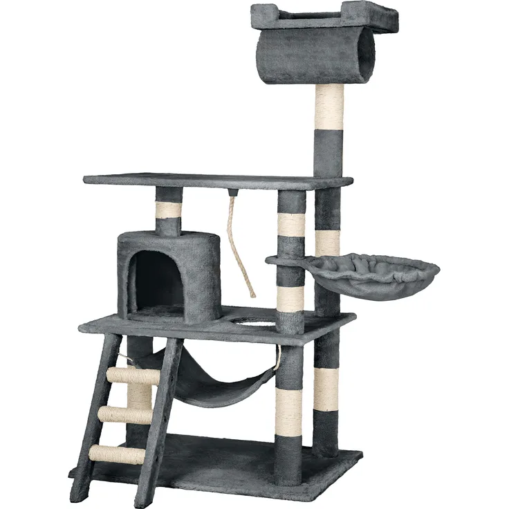 tectake Kratzbaum Stokeley 141cm - grau