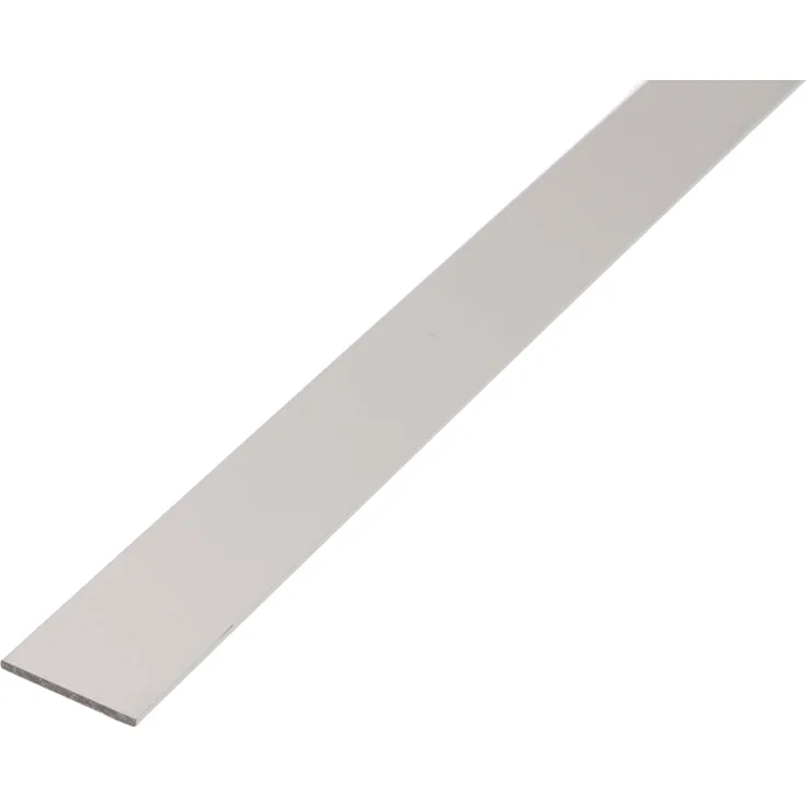 Alberts Flachstange | Aluminium, silberfarbig eloxiert | 1000 x 40 x 3 mm 
(473051)