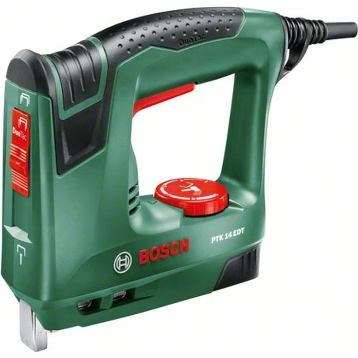 Bosch Elektrotacker PTK 14 EDT, 1000 Klammern, Karton (30 min-1 Schläge, Nägel: 14 mm, 1,1 kg) – Bild 1