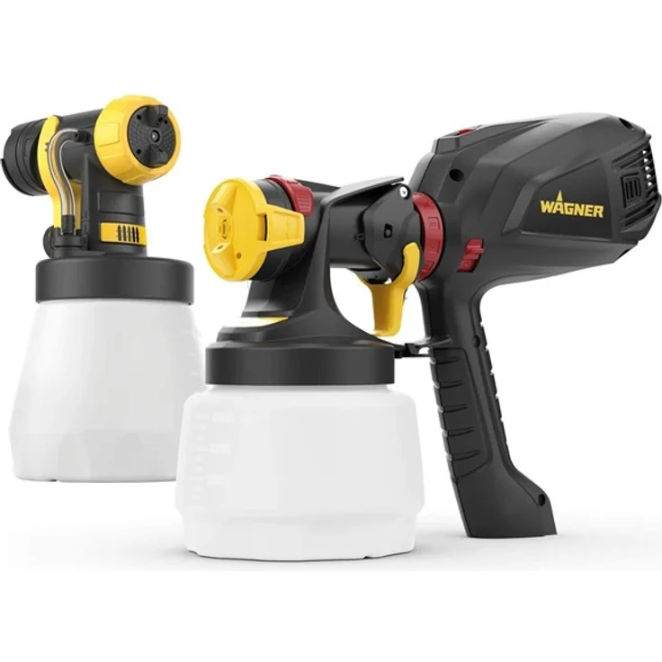 WAGNER Farbsprühsystem W 575 FLEXiO für Dispersions- und Latexfarben, Lacke und Lasuren im Innenbereich, 15 m² in 6 min, Behälter 1300 ml-800 ml, 630 W – Bild 2