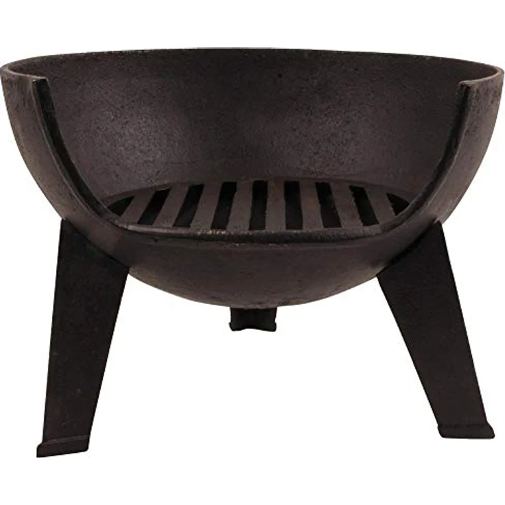 Terrassenofen Gusseisen Aztekenofen Terassenkamin Schwarz 120cm – Bild 3