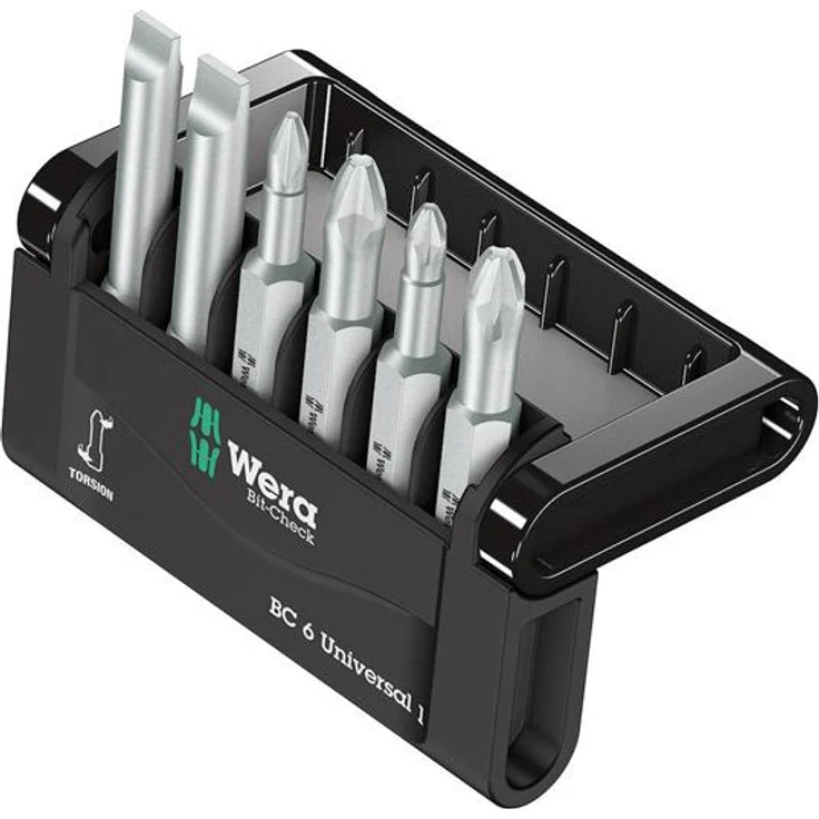 Wera Bit-Sortiment, Bit-Check 6 Universal 1, 6-teilig, 05056474001 - Preisvergleich – Bild 6