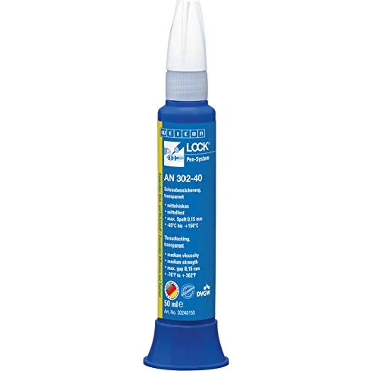 WEICONLOCK AN 302-40 Schraubensicherung | mittelfest, mit DVGW-Zulassung | 50 ml, transparent